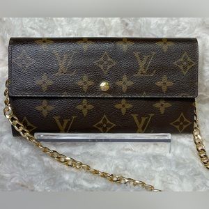 Louis Vuitton Monogram Sarah Wallet WOC